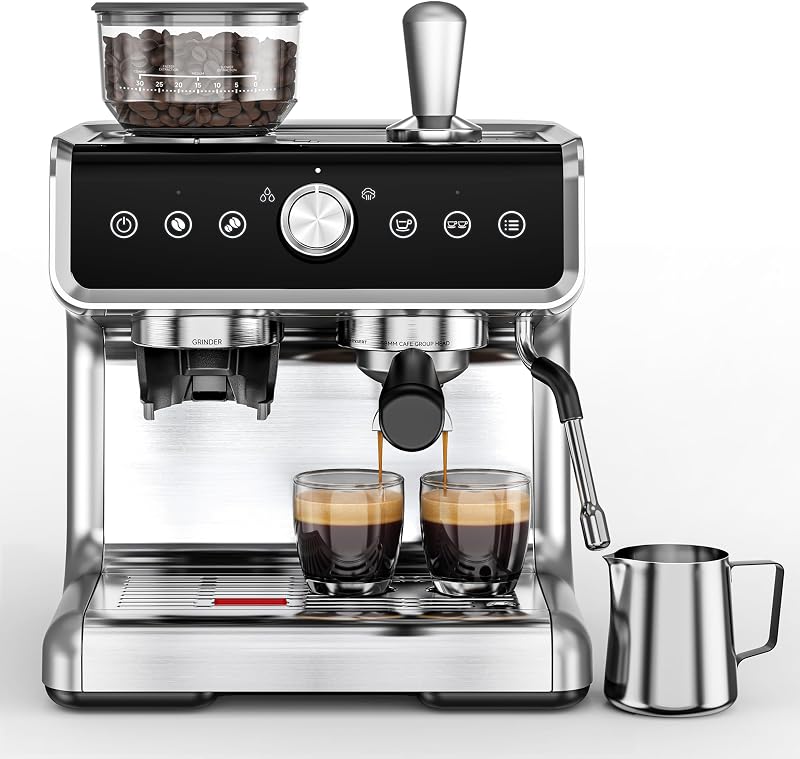 EUHOMY Espresso Machine with Grinder